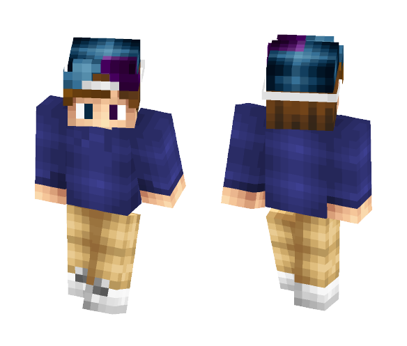 Teen Boy With a cool hat - Boy Minecraft Skins - image 1