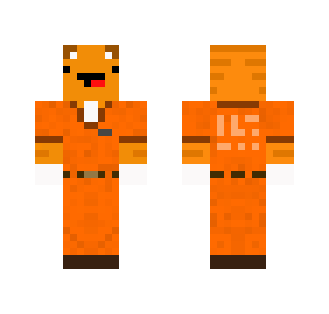Prison red cat - Cat Minecraft Skins - image 2