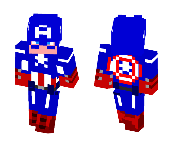 Captain America-Avengers - Comics Minecraft Skins - image 1