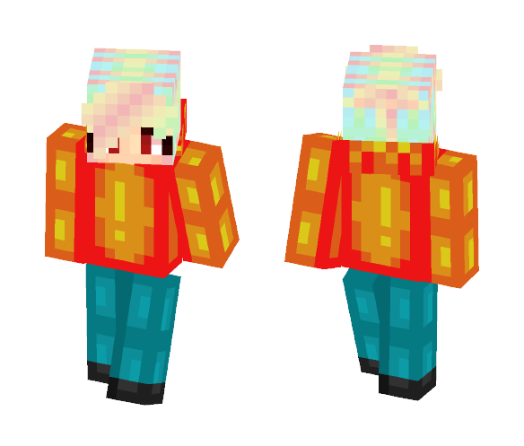 Fiery Rainbow! ~Scartha~ - Female Minecraft Skins - image 1