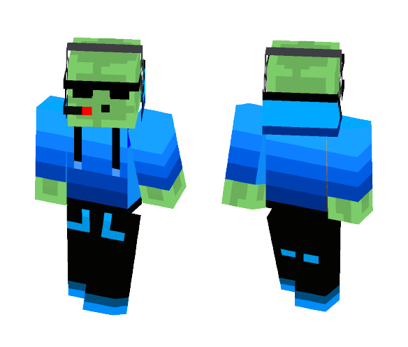 Blue Slime - Male Minecraft Skins - image 1