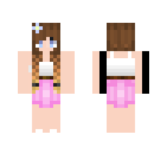2 Braids Girl - Girl Minecraft Skins - image 2