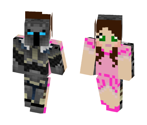 Pat and Jen together forever - Male Minecraft Skins - image 1
