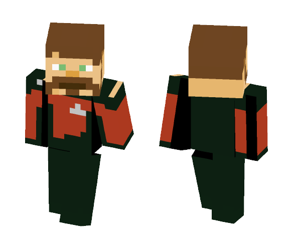 Commander Riker - Male Minecraft Skins - image 1