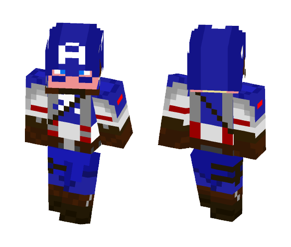 Captain America-Firs Avenger - Comics Minecraft Skins - image 1