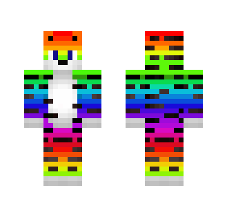 Rainbow PvP Tiger - Male Minecraft Skins - image 2