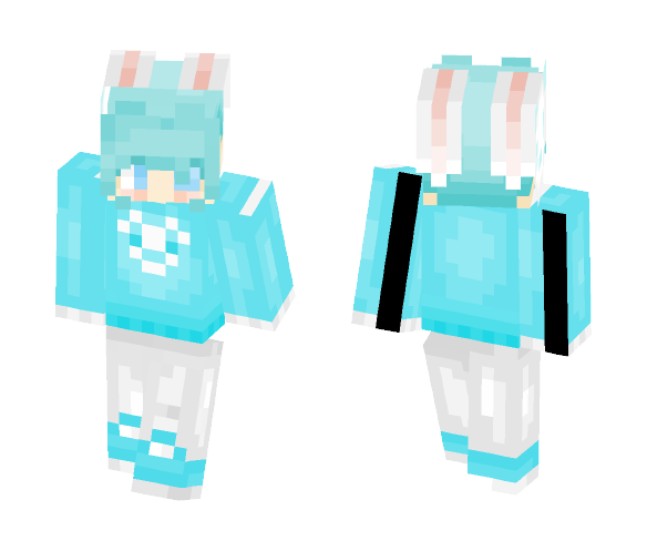 The blue bunny ◕❤◕ - Interchangeable Minecraft Skins - image 1