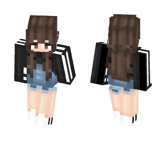 Adidas Girl ; BlkNicolle Req - Girl Minecraft Skins - image 1