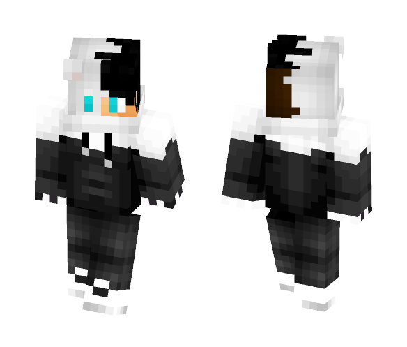 Half Panda Half Guy PVP - Male Minecraft Skins - image 1