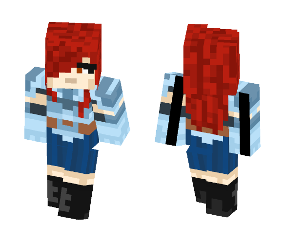 Erza Scarlet Time Skip - Female Minecraft Skins - image 1