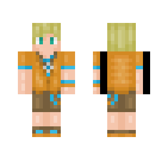 Boy with orange Cloth - Boy Minecraft Skins - image 2