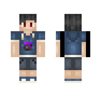 Boy with a Mycelium T-Shirt - Boy Minecraft Skins - image 2