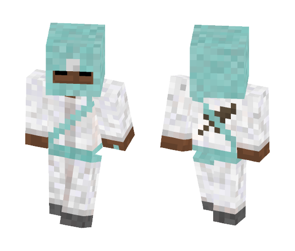 Nepu - Diamond Blue - Male Minecraft Skins - image 1