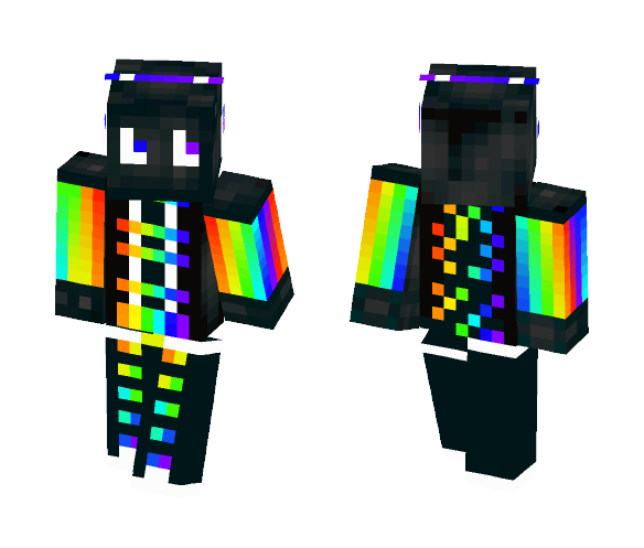 Rainbow with Headphones - Interchangeable Minecraft Skins - image 1