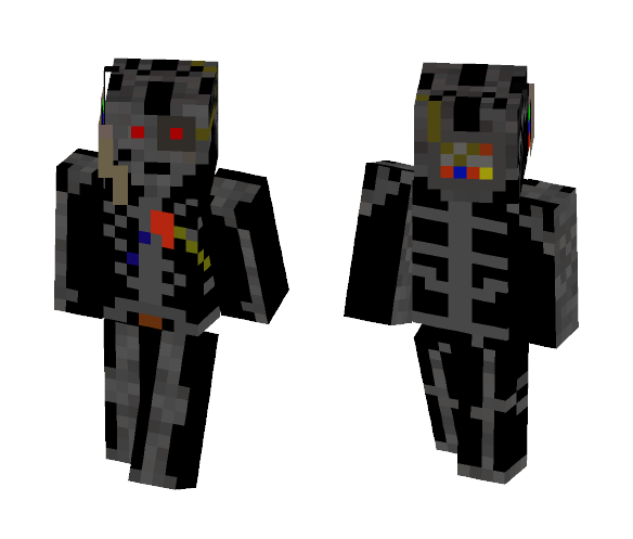 Semi-transparent Robot {1.5} - Interchangeable Minecraft Skins - image 1