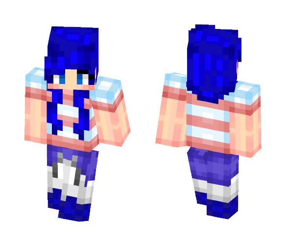 s a p p h i r e b l u e s - Female Minecraft Skins - image 1