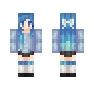 OC | Sapphire - FIRST POPREEL!! - Female Minecraft Skins - image 2
