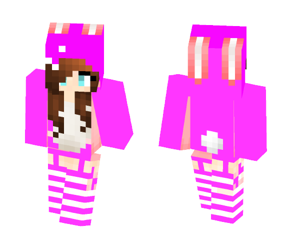 Cute Bunny Skin - Female Minecraft Skins - image 1