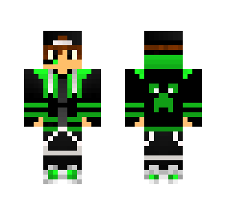The Green teen Boy (Update) - Boy Minecraft Skins - image 2