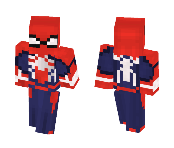 Spider Man PS4 - Male Minecraft Skins - image 1