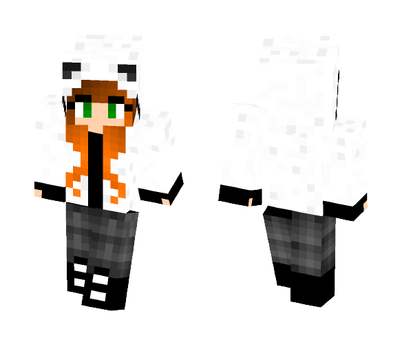 panda girl - Girl Minecraft Skins - image 1