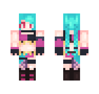 Jinx | LoL - Female Minecraft Skins - image 2