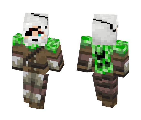 Old Creeper Hunter - Male Minecraft Skins - image 1