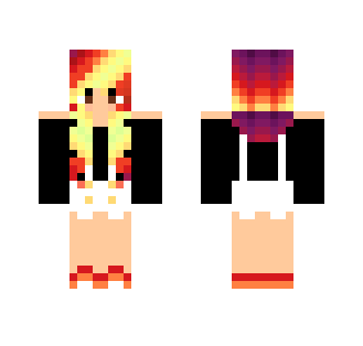Fire Girl (≧o≦)/ - Girl Minecraft Skins - image 2
