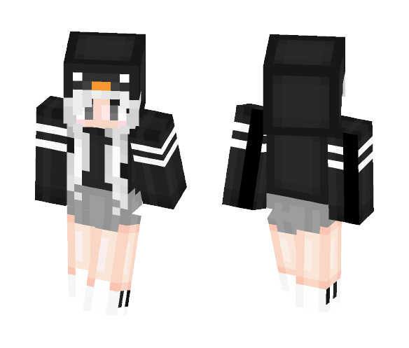 Penguin Girl ; Omg.Its.Penguin Req - Girl Minecraft Skins - image 1
