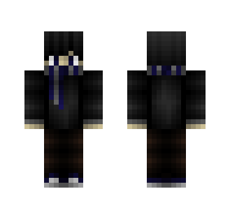 Black And Blue Scarf Boy - Boy Minecraft Skins - image 2