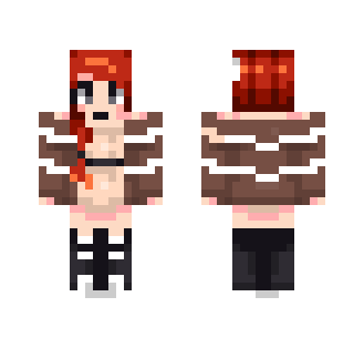 Fire for hair - Female Minecraft Skins - image 2