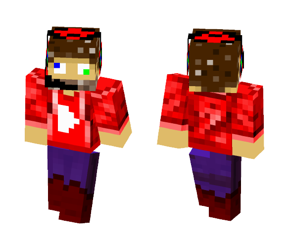 Derpy Grizzled Gamer - Male Minecraft Skins - image 1