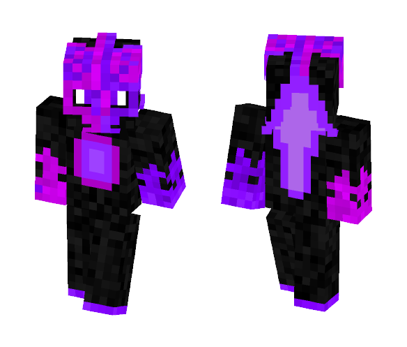 Purple fire dragon w/tribal paint - Male Minecraft Skins - image 1