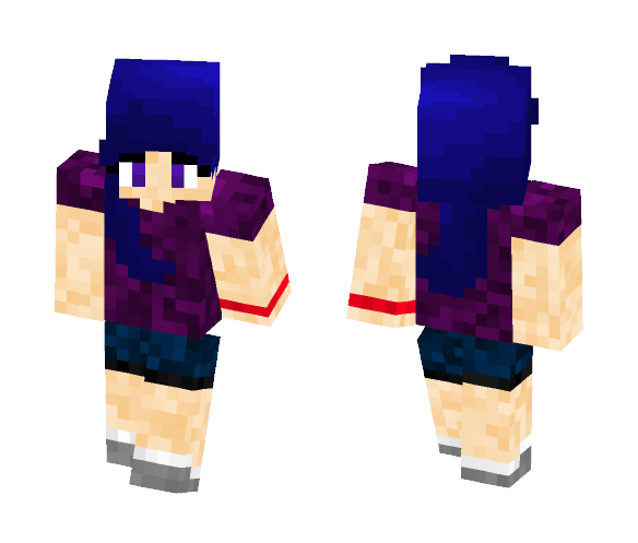 lol i tried to make a girl skin - Girl Minecraft Skins - image 1