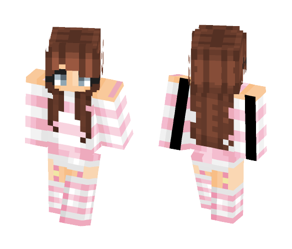 Pink and White - Female Minecraft Skins - image 1