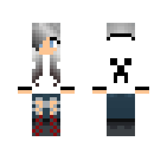 Creeper Jacket Girl - Girl Minecraft Skins - image 2
