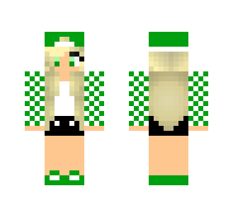 Beach Girl, Dark Green - Male Minecraft Skins - image 2