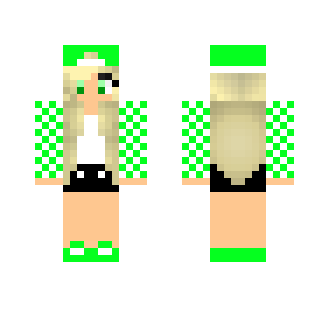Beach Girl, Light Green - Male Minecraft Skins - image 2