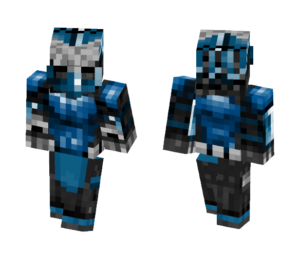 Cyber Sub-Zero | MK3 - Male Minecraft Skins - image 1