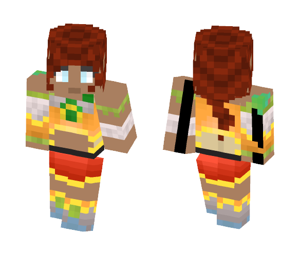 [LOTC][REQ] Warrior Girl - Girl Minecraft Skins - image 1