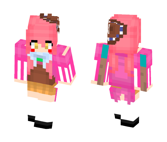 Carl the Cupcake (female) - Female Minecraft Skins - image 1