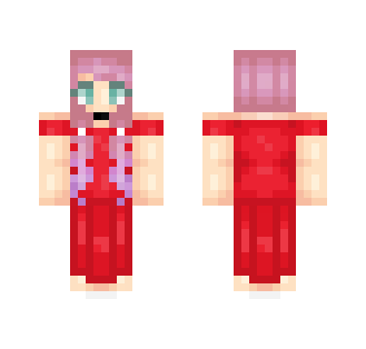 Red Summer/Prom Dress - Female Minecraft Skins - image 2
