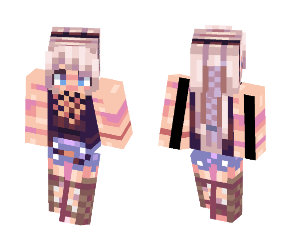 Warm Platinum - Female Minecraft Skins - image 1