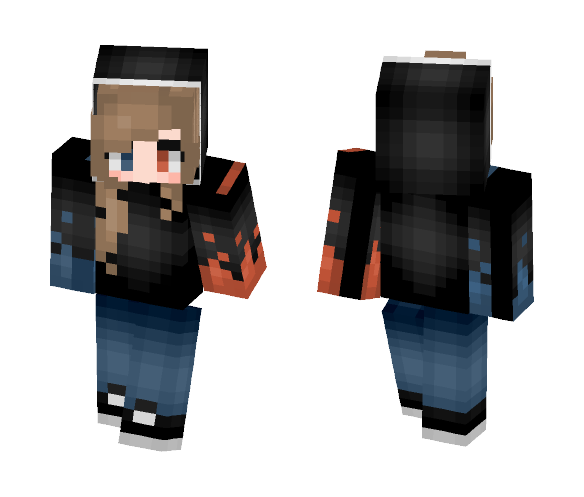 Fire Vs Ice [Better In 3D] - Female Minecraft Skins - image 1