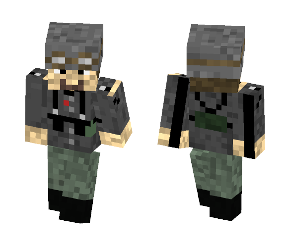 Wehrmacht Soldier Female - Female Minecraft Skins - image 1