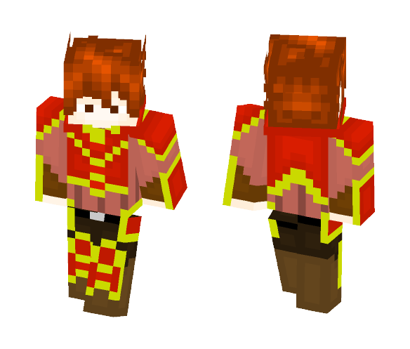 [Fire Emblem] Kent (Better in 3D) - Male Minecraft Skins - image 1