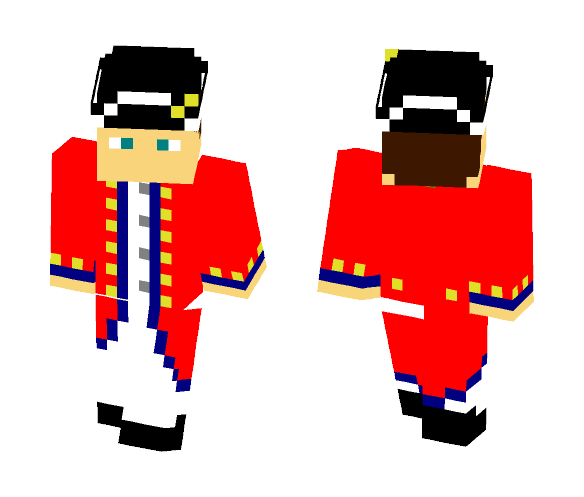 Redcoat Officer - Comics Minecraft Skins - image 1