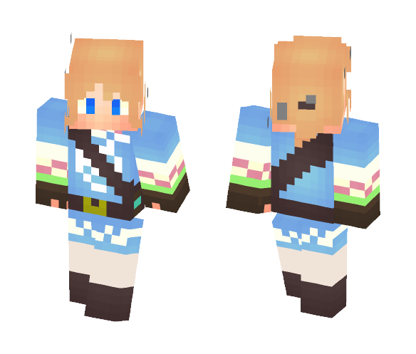 Breath of The Wild Link - Male Minecraft Skins - image 1