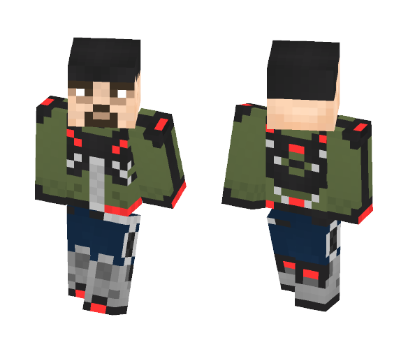 Blackwatch Reyes (Overwatch) - Male Minecraft Skins - image 1
