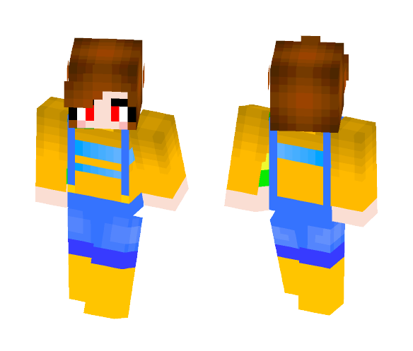 Undertale AU Outertale - Chara - Interchangeable Minecraft Skins - image 1